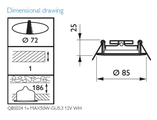 Thông số QBS024 Philips