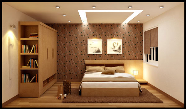 Đèn led Philips chiếu sáng không gian phòng ngủ